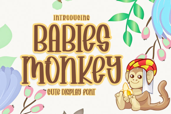 Babies Monkey Font for Web Design