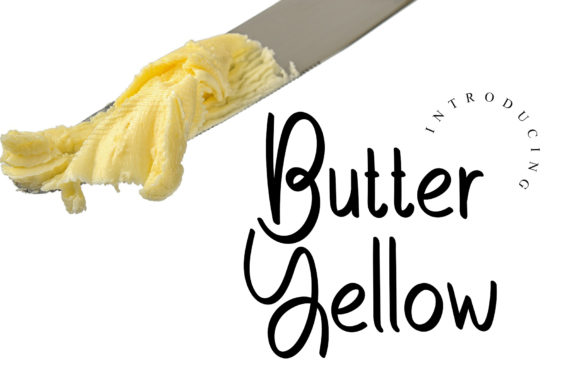 Butter Yellow: A Sweet Font for Web Design