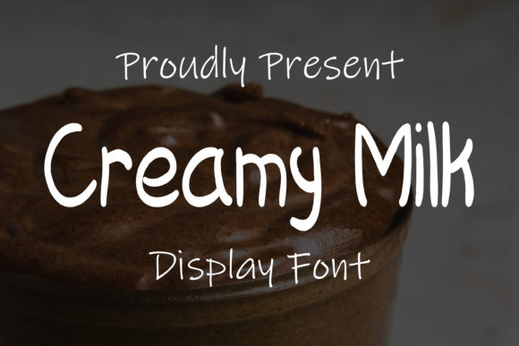 Creamy Milk Font for Editorial Design