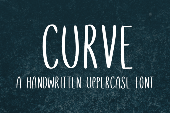 Curve Font: Handwritten Charm for Crafters