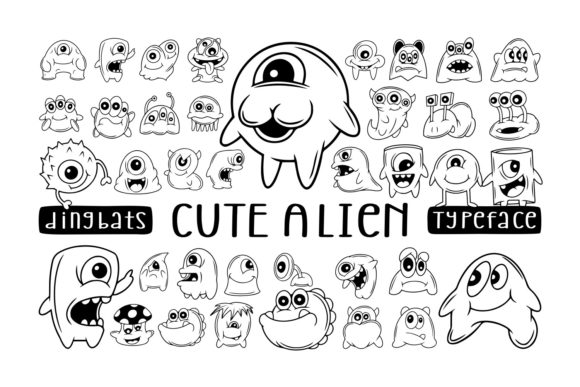 Cute Alien Font for Business Branding