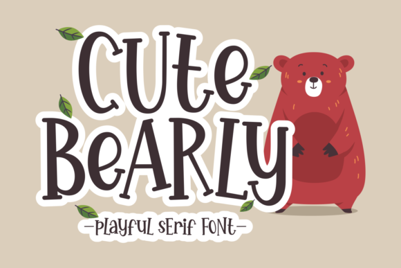 Cute Bearly Font for Elegant Design
