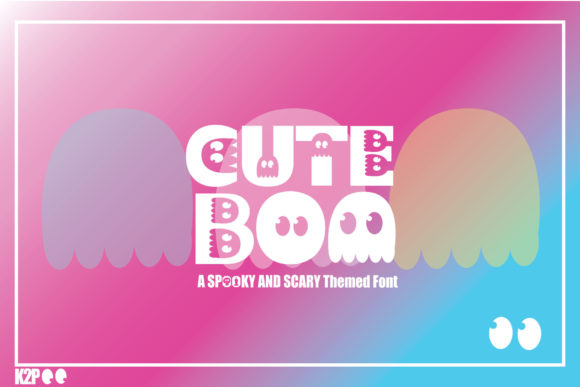 Cute Boo: A Spooky Decorative Font