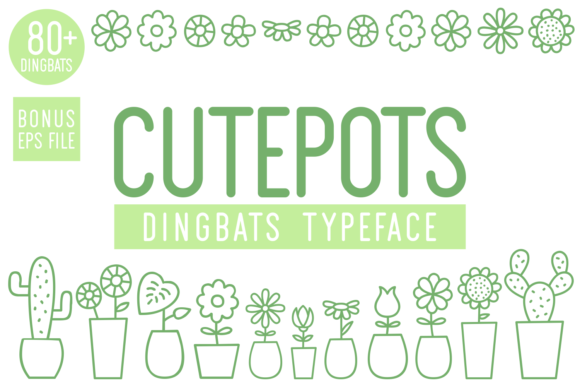 Cute Pots Font for Creative Campaigns