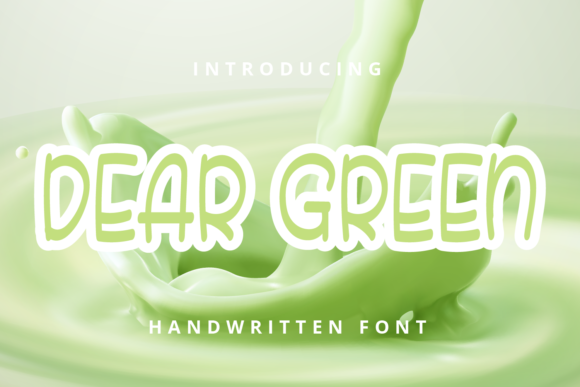 Dear Green: A Handwritten Font for Thoughtful Design