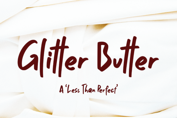 Glitter Butter: A Sparkling Script Font