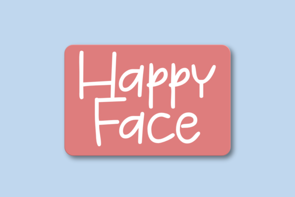 Happy Face: A Font for Creative Campaigns