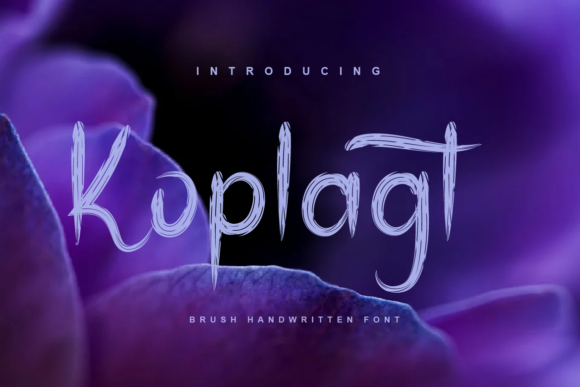 Koplagt: A Cute Handwritten Font for Creative Projects