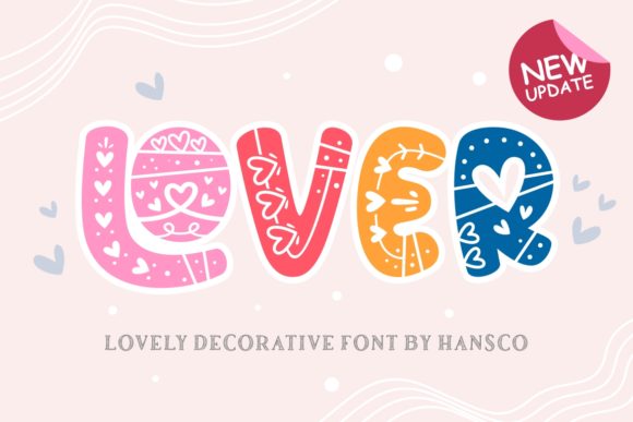 Lover Font: A Sweet Touch for Editorial Design