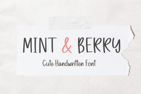 Mint Berry Font for Business