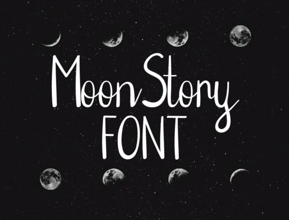 Moon Story Font for Business