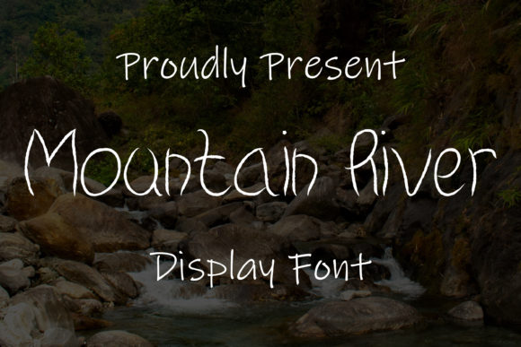 Mountain River: A Script Font for Elegant Design