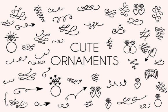 Ornaments Cute: A Delightful Font for Creative Projects