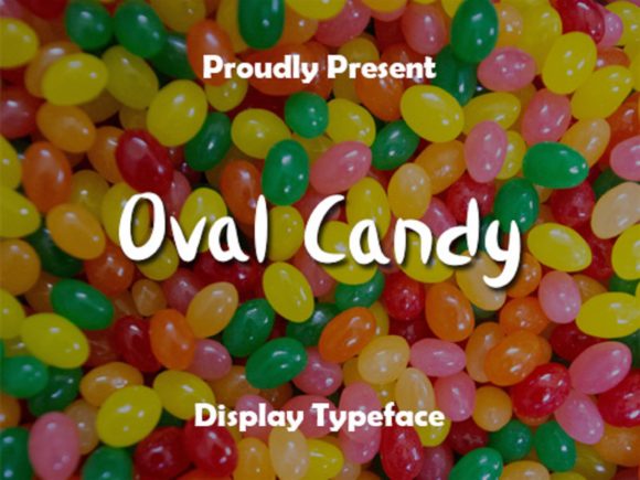 Oval Candy Font: Handwritten Elegance for Crafters