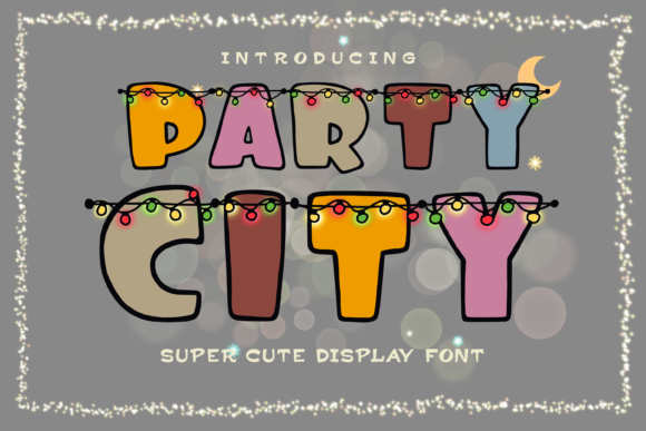 Party City Font for Creative Design