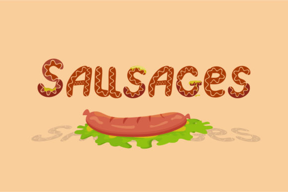 Sausages Font: A Creative Typeface