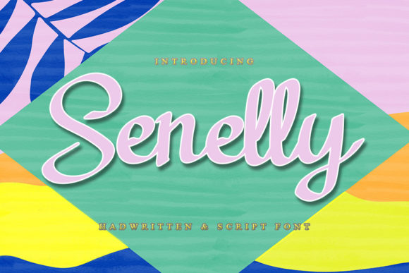 Senelly: A Cute Script Font for Creative Projects