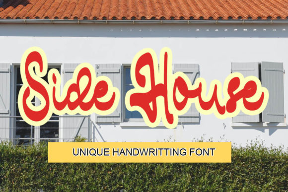Side House Font for Web Design