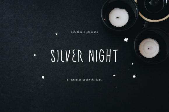 Silver Night Font: Handwritten Elegance for Marketers