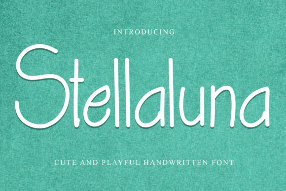 Stellaluna: A Handwritten Font for Web Design