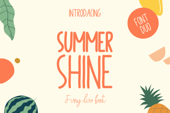 Summer Shine Font for Creative Makers