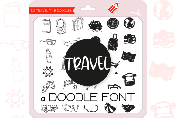 The Travel Font: Creative Dingbats for Digital Design
