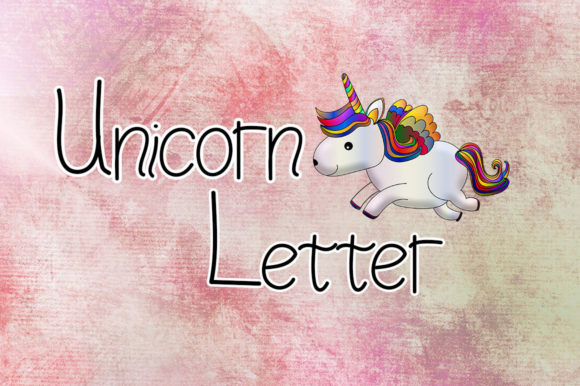 Unicorn Letter: A Magical Font for Creative Campaigns