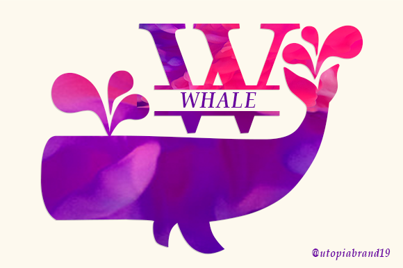 Whale Monogram: A Charming Decorative Font