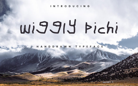 Wiggly Pichi Font for Web Design