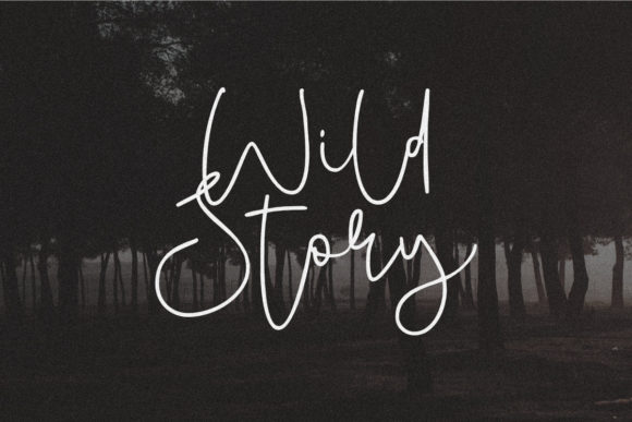 Wild Story Font for Editorial Design